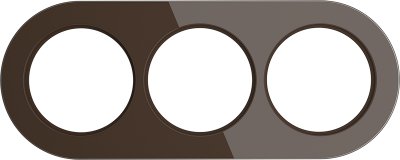 

Рамка на 3 поста (Коричневый) WL21-frame-03 Werkel, WL21-frame-03