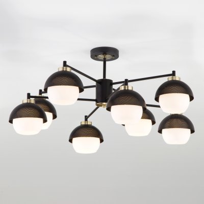 

Потолочный светильник Eurosvet 70106/8 Nocciola черный, 70106/8 черный