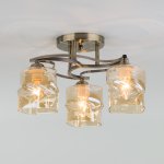 Люстра потолочная Eurosvet 30158/3 античная бронза