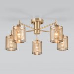 Потолочный светильник Eurosvet 70109/5 античная бронза Tela