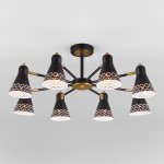 Люстра Eurosvet 70100/8 Trina черный