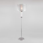 Торшер с абажуром Eurosvet 01074/1 Licata серебро