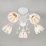 Плафон стекло матовое с узором 30155 Floranse