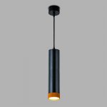 Подвесной потолочный светодиодный светильник 50164/1 LED черный/золото