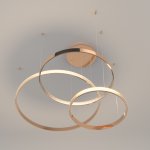 Люстра Eurosvet 90175/3 медный Posh