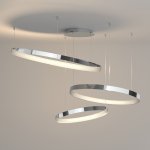 Подвесная люстра Eurosvet 90175/3 хром Posh