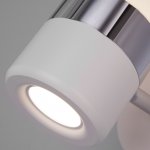 Светильник настенный бра Eurosvet 20165/1 хром/белый LED Oskar