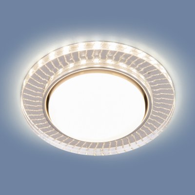 

Встраиваемый точечный светильник с LED подсветкой 3033 GX53 CL/SL прозрачный/серебро Elektrostandard, 3033 GX53 CL/SL прозрачный/серебро