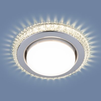 

Встраиваемый точечный светильник с LED подсветкой 3031 GX53 CL прозрачный, 3031 GX53 CL прозрачный