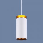 Подвесной светодиодный светильник DLS021 9+4W 4200К белый матовый/золото Elektrostandard