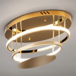 Люстра с кольцами Eurosvet 90160/2 Chic матовое золото