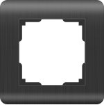 Рамка на 1 пост (графит) WL12-Frame-01 Werkel