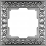 Рамка на 1 пост (матовый хром) WL07-Frame-01 Werkel