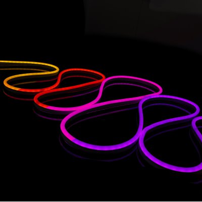

Комплект гибкого неона одностороннего мульти 10 м 12 Вт/м 5050 IP67 LS001 220V RGB, Набор гибкий неон LS001 220V RGB 12W 5050 IP67 односторонний многоцветный