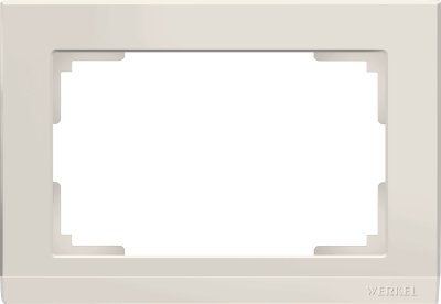 

Рамка для двойной розетки (слоновая кость) WL04-Frame-01-DBL-ivory Werkel, WL04-Frame-01-DBL-ivory