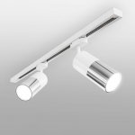 Трековый светодиодный светильник для однофазного шинопровода Avantag Белый матовый/хром 6W 4200K LTB27 Elektrostandard