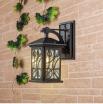 Tira D кофейное золото Настенный уличный светильник IP33 GL 1005D Elektrostandard