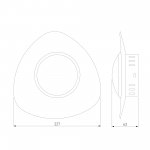 Настенный светильник Eurosvet 40151/1 LED Scuro