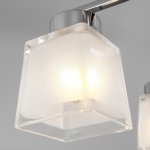 Плафон стекло квадратный 100*90мм E27 (42мм посадка) Евро 30162 Delfi