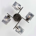 Люстра Eurosvet 30165/4 черный жемчуг Hilari