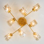 Потолочный светильник Eurosvet 30165/8 перламутровое золото Hilari