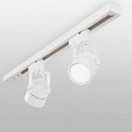 Трековый светильник для однофазного шинопровода Robi GU10 Белый MRL 1004 Elektrostandard
