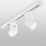 Трековый светильник для однофазного шинопровода Robi GU10 Белый MRL 1004 Elektrostandard