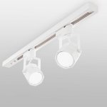 Трековый светильник для однофазного шинопровода Robi GU10 Белый MRL 1004 Elektrostandard