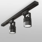 Трековый светильник для однофазного шинопровода Robi GU10 Черный MRL 1004 Elektrostandard