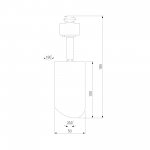Трековый светильник для однофазного шинопровода Splay GU10 черный MRL 1006 Elektrostandard
