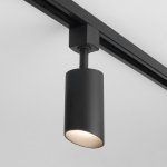 Трековый светильник для однофазного шинопровода Splay GU10 черный MRL 1006 Elektrostandard