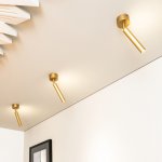 Настенно-потолочный светильник Eurosvet 20084/1 LED матовое золото