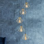 Люстра TK Lighting 2576 Diamond Gold
