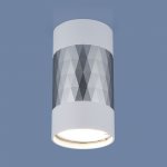 Накладной акцентный светильник DLN110 GU10 белый/серебро Elektrostandard