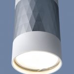 Накладной акцентный светильник DLN110 GU10 белый/серебро Elektrostandard