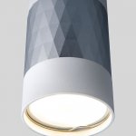 Накладной акцентный светильник DLN110 GU10 белый/серебро Elektrostandard