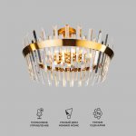 Люстра Eurosvet 10111/8 золотая бронза