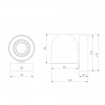 Настенный светильник Ogma GU10 SW MRL 1009 белый Elektrostandard