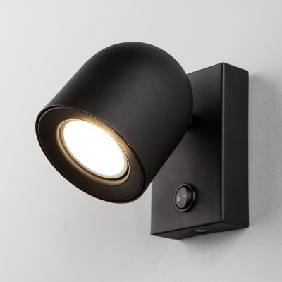 

Настенный светильник Ogma GU10 SW MRL 1009 черный Elektrostandard, Ogma GU10 SW чёрный (MRL 1009)