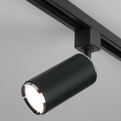 

Трековый светильник для однофазного шинопровода Svit GU10 черный/хром MRL 1013 Elektrostandard, MRL 1013 черный