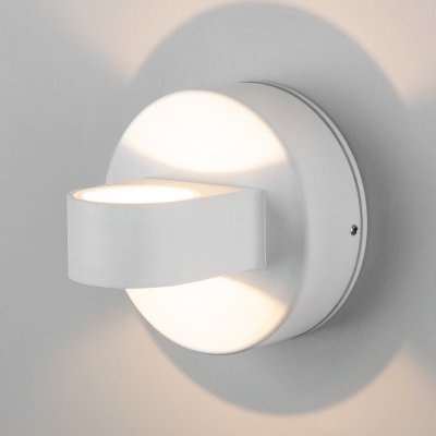 

Уличный настенный светодиодный светильник Glow белый 1523 TECHNO LED белый Elektrostandard, 1523 TECHNO LED Glow белый
