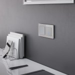 Сенсорный выключатель одноклавишный Умный дом (серебряный) Werkel W4510606