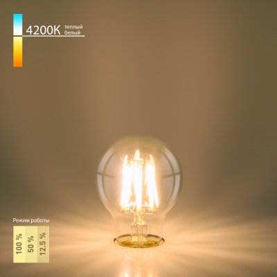 

Филаментная светодиодная лампа Dimmable A60 9W 4200K E27 BLE2715 Elektrostandard, BLE2715