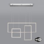 Люстра Eurosvet 90278/3 сатин-никель Smart Direct