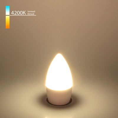 

Светодиодная лампа "Свеча" C37 6W 4200K E27 BLE2737 Elektrostandard, BLE2737