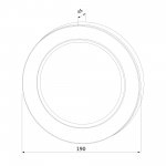 Пылевлагозащищенный светодиодный светильник 18W 4200K LTB52 белый Elektrostandard
