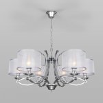 Подвесная люстра Eurosvet 60109/6 хром Fabiola