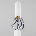 Подвесной светильник Eurosvet 50191/1 LED белый/хром Lance