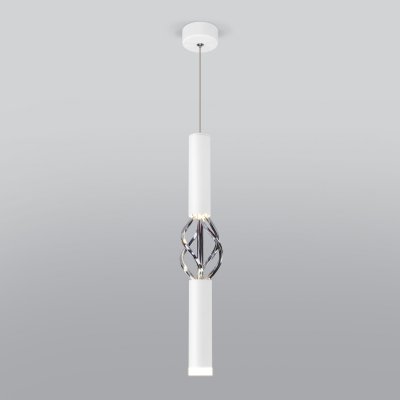 

Подвесной светильник Eurosvet 50191/1 LED белый/хром Lance, 50191/1 LED белый/хром