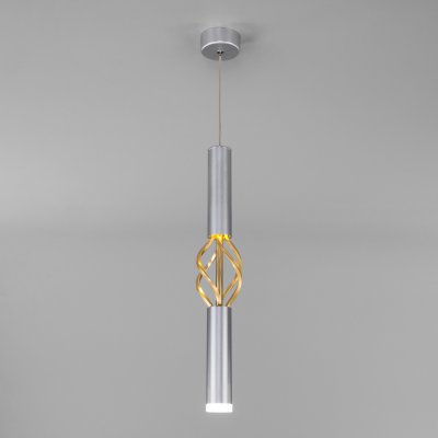 

Люстра Eurosvet 50191/1 LED матовое серебро/матовое золото Lance, 50191/1 LED матовое серебро/матовое золото